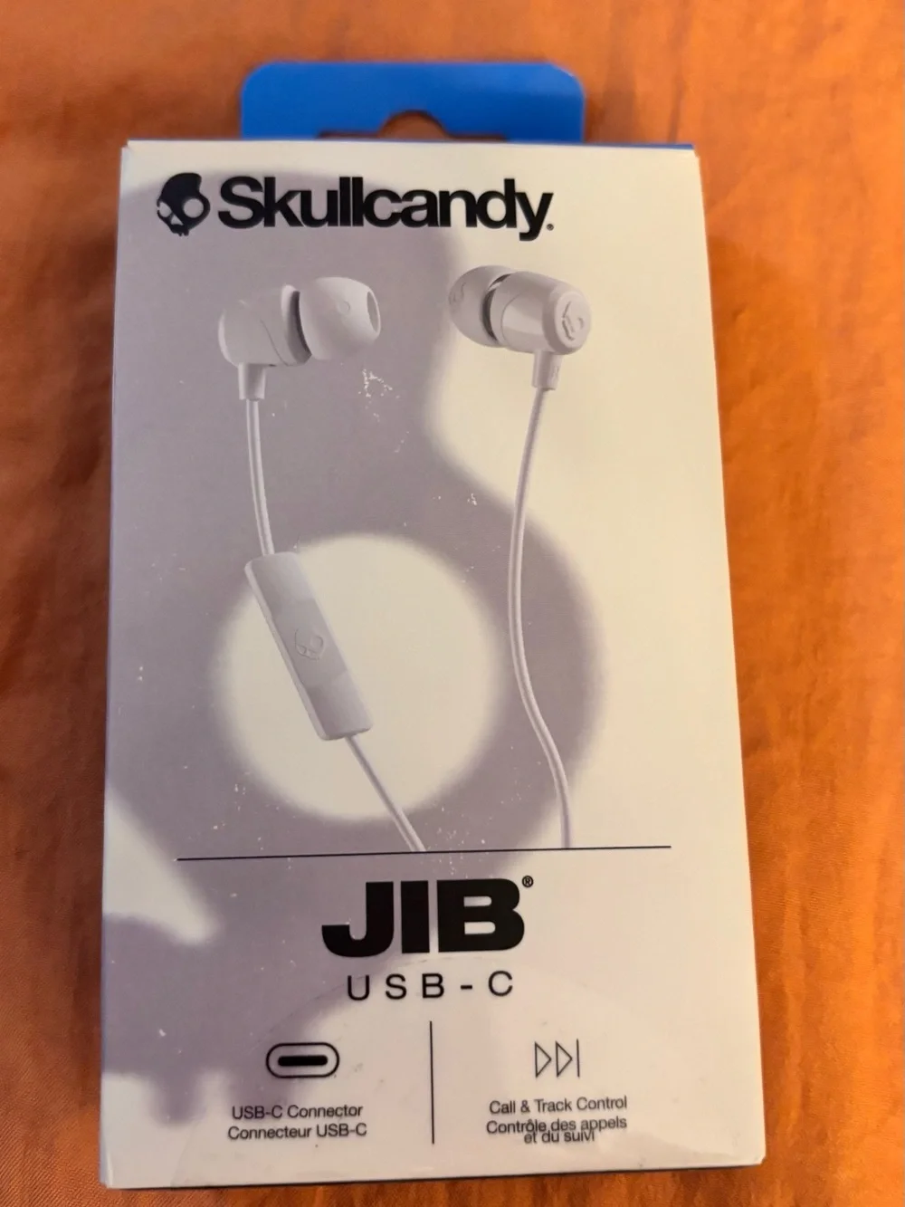 Skullcandy JIB USB-C White In-Ear Headphones